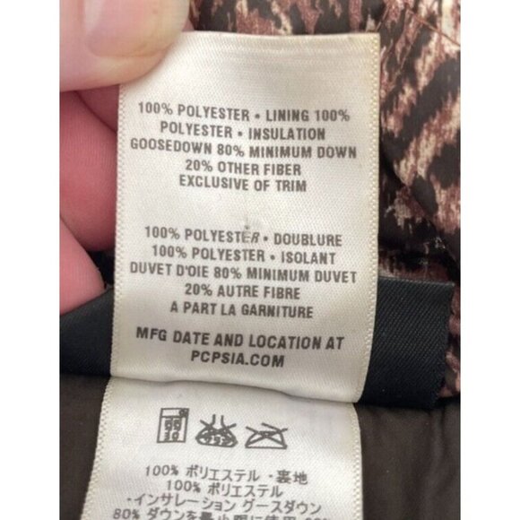 Patagonia Women’s W’s Down With It Vest Goose Down Puffer S Brown Zip Up Hood - Picture 9 of 14